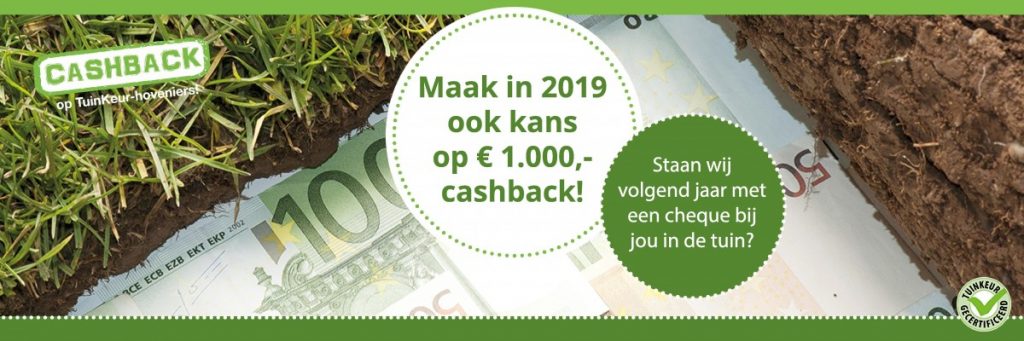 deHovenier.nu - Cashback actie 2019