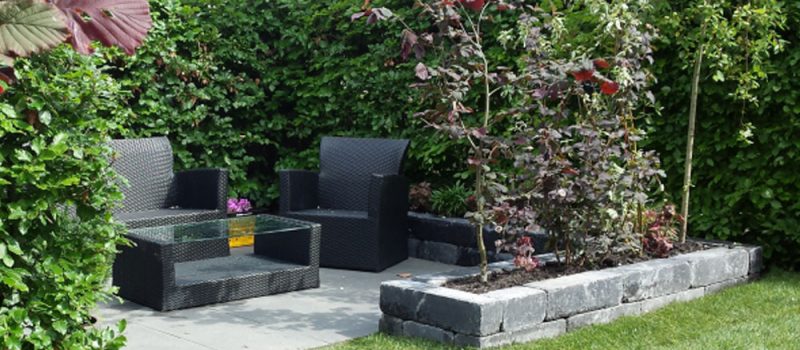 Hovenier Oosterland - Gezellige Zithoek in Tuin